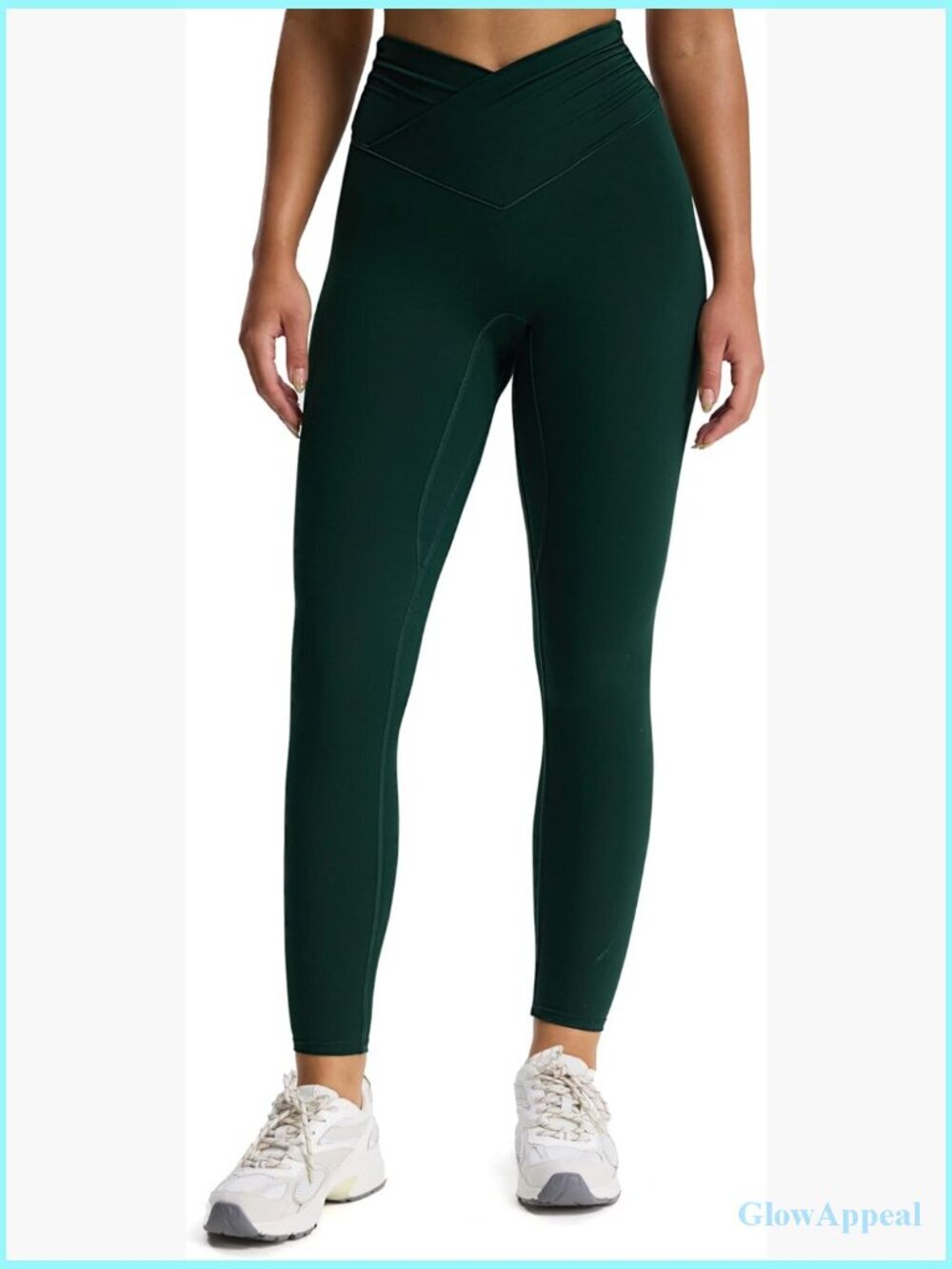 High Waisted Scrunch Cross-Waist Buttery Soft Yoga Leggings 26"